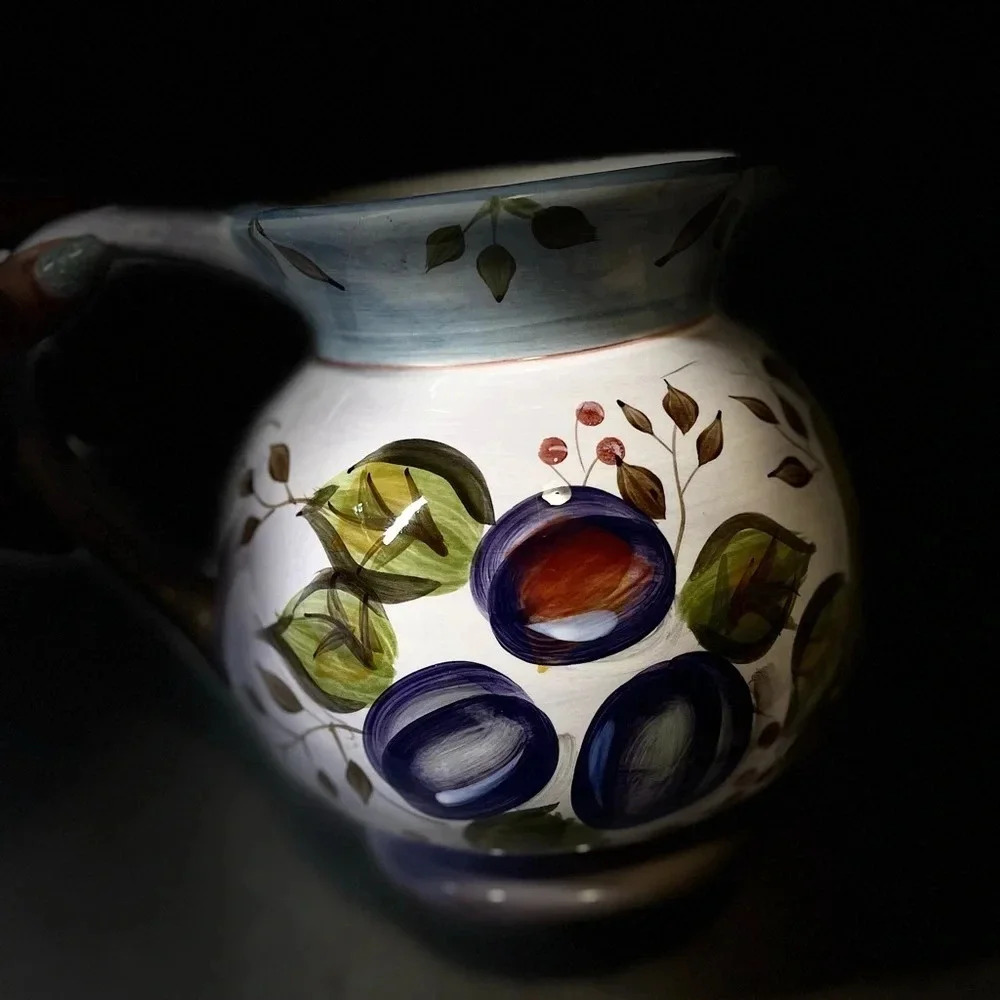 Vintage Black Forest Fruit dinnerware Heritage Mint Size 7 3/4H X 9 5/8 W X 7D - Picture 14 of 16